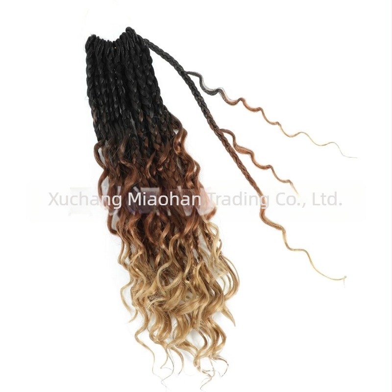 River Locs Box Braiding Bohemian Hair – Miaohan háromszálas box fonat, bohem stílusú paróka