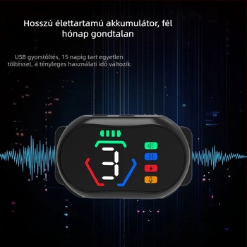 Automatikus ugatás elleni kutyanyakörv színes kijelzővel és önképzési funkcióval