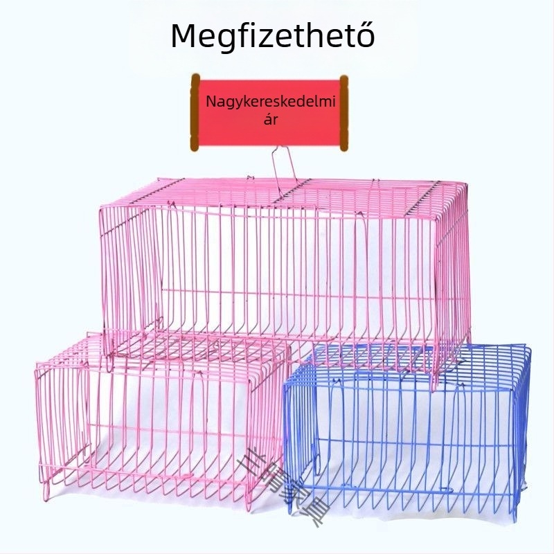 Fémes kisállatketrec – eredet Kína, nem importált, Márka Más, Termékkategória: kisállati fészek