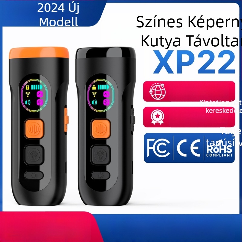 Aipaiduo ultrahangos kutyatréner, kézben tartható, kettős érzékelőfej, nagy teljesítmény, műanyag ház