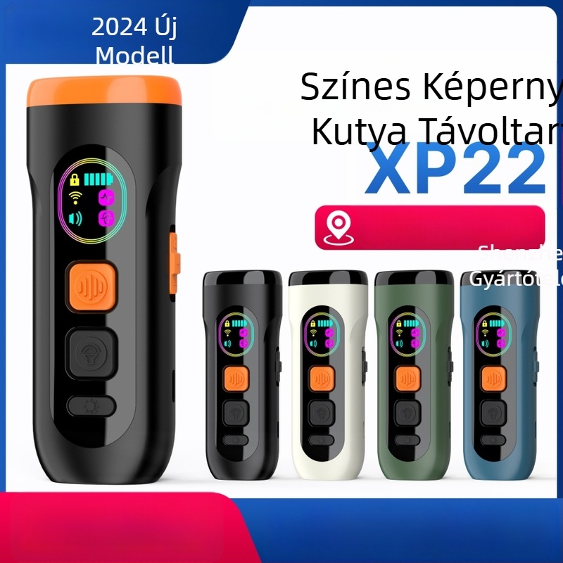 Aipaiduo ultrahangos kutyatréner, kézben tartható, kettős érzékelőfej, nagy teljesítmény, műanyag ház