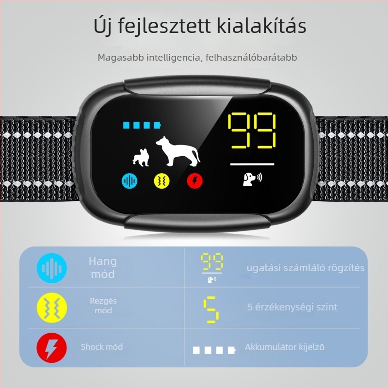 Smart Pet kutyaugatást gátló nyakörv, műanyag, kutyáknak, nem importált