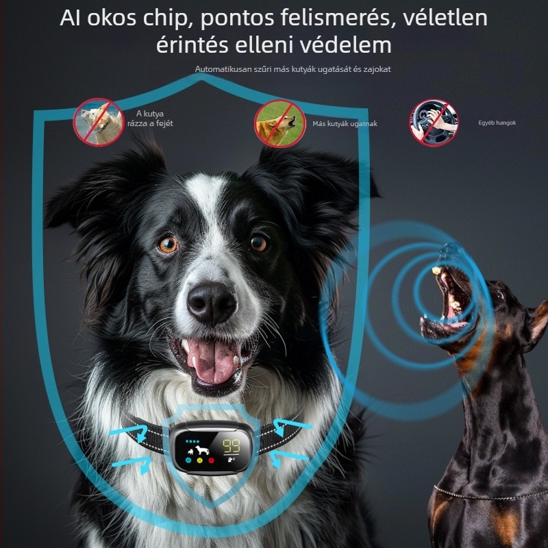 Smart Pet kutyaugatást gátló nyakörv, műanyag, kutyáknak, nem importált