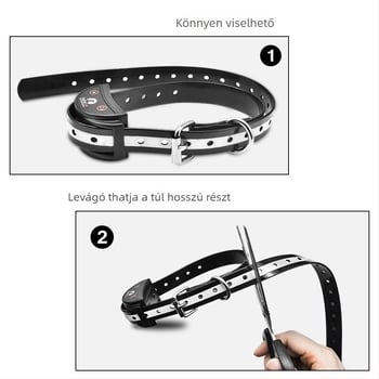 Ugatásgátló nyakörv edzésfunkcióval, TPU nyakörv kutyáknak