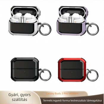 Samsung Buds3 és Buds 3 Pro védőtok, ütésálló, kéttónusú fülhallgató tok