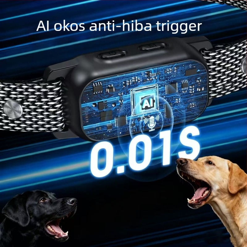 RPet anti-bark elektronikus edzőnyakörv kutyáknak – ABS anyag