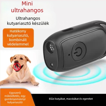 Ultrahangos kutyatréner eszköz, ugatásgátló és hangvezérlésű — Modellek Qg-03, A3 (zseblámpával), A7 (zseblámpával); Műanyag kivitel; Általános használat