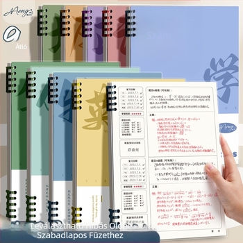 Minden tantárgy hibajavító jegyzetfüzet, binder kötésű, 60 oldal, 80 g offset papír, PP borító