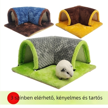 Hamster alagút odú — kerek formájú, rajzfilmszerű stílus, beltéri használat, vízálló