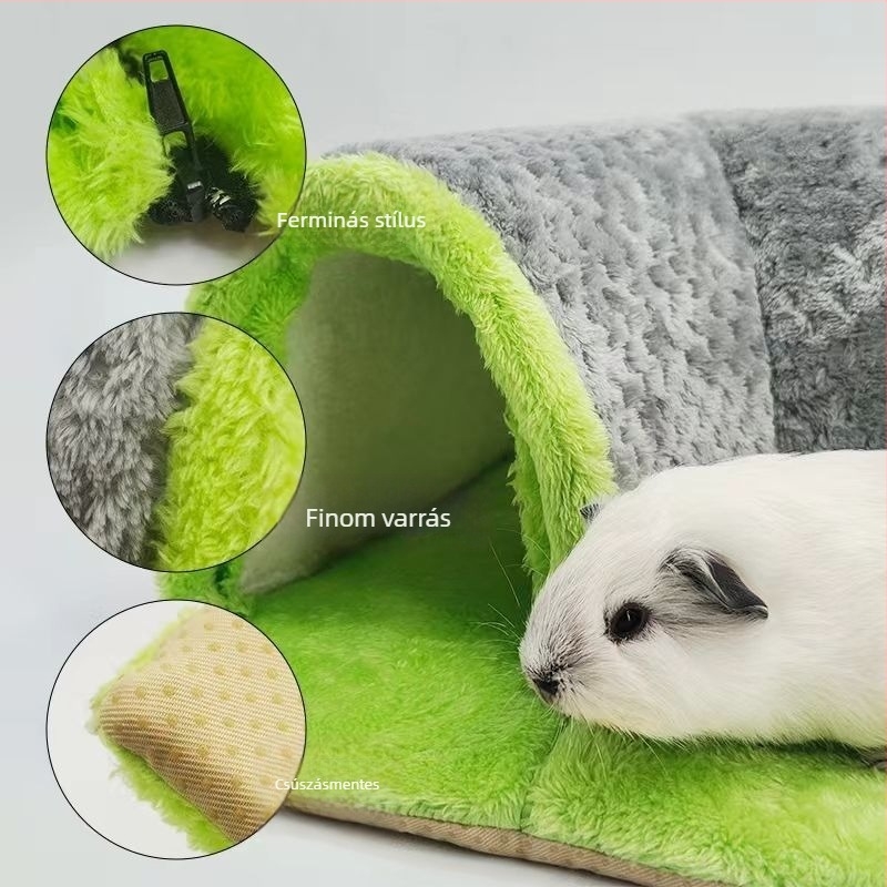 Hamster alagút odú — kerek formájú, rajzfilmszerű stílus, beltéri használat, vízálló