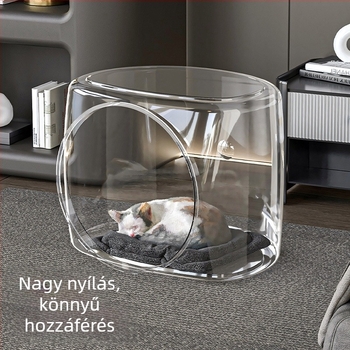 PET anyagból készült macska odú - Tiantao márka, macskák számára (macska odú, ketrec)