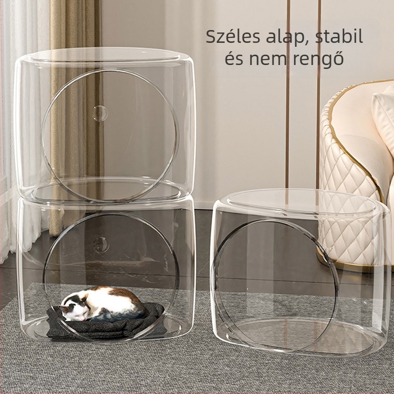 PET anyagból készült macska odú - Tiantao márka, macskák számára (macska odú, ketrec)