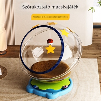 Űr-kapszula macskafészek, PET anyag, minden évszakban használható, macskáknak, melegen tart