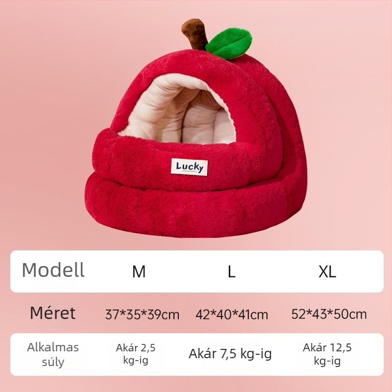 Macskaodú – téli meleg, félig zárt fekhely, PP Cotton, univerzális felhasználás, alkalmas Fold-Ear, British Shorthair, Ragdoll, Birman