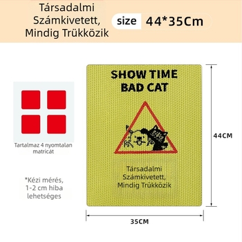 Macska karmolás tábla, falra szerelhető, öntapadós, vertikális hullámkartonból, karcolás- és kopásálló.