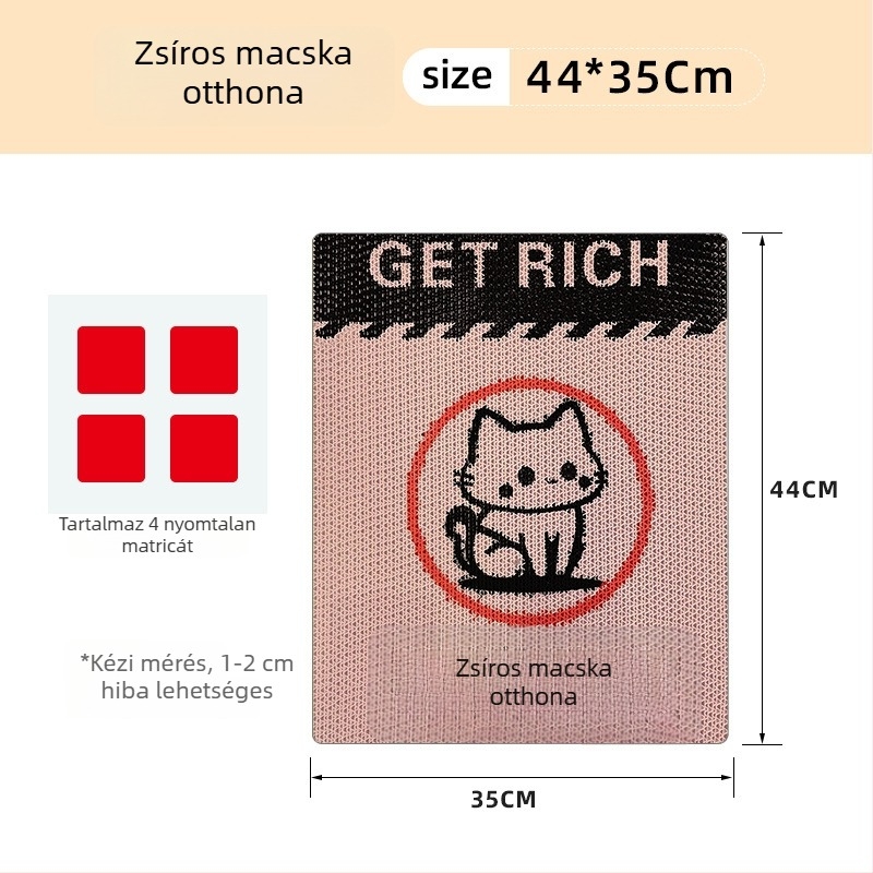 Macska karmolás tábla, falra szerelhető, öntapadós, vertikális hullámkartonból, karcolás- és kopásálló.