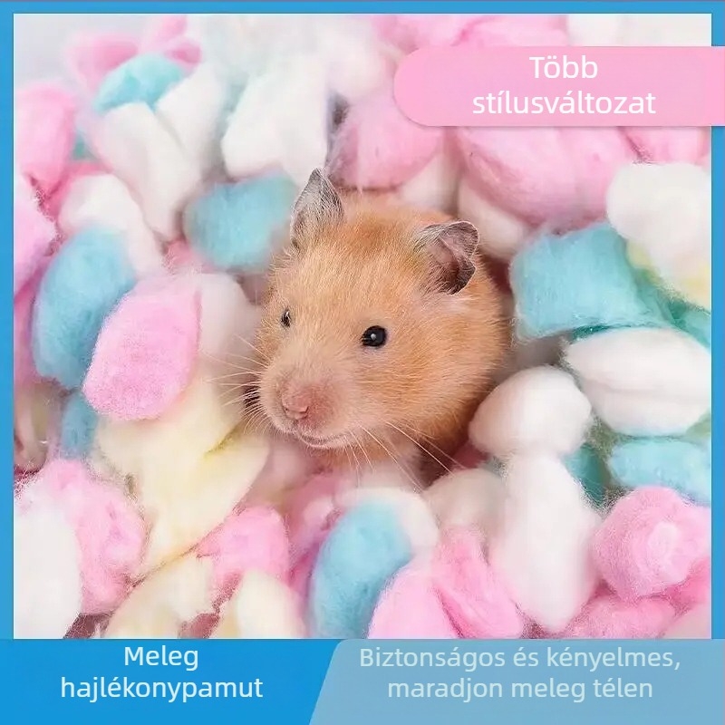 Hamster téli fészek meleg pamut ágyneművel (Brand: Friendly; Category: Pet food utensils; Material: Other)