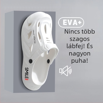 Férfi EVA szandál zárt lábujjjal, elasztikus pánttal, vulkanizált talppal