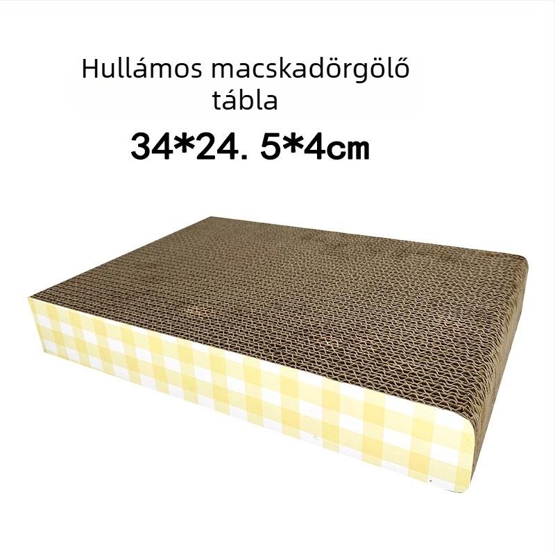 PEDUCT Macska karcoló deszka és macska odú — Karcolás- és kopásálló, Szöszmentes, Téglalap alakú hullámkartonból, 30 darabos doboz, Egyszerű stílus