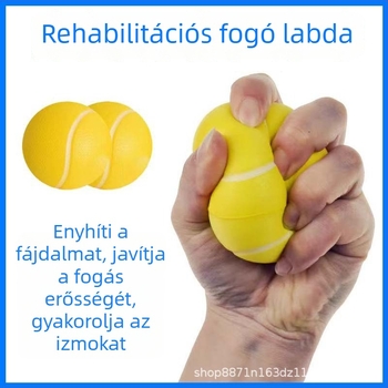 Fogásrehabilitációs labda: ujjak és kéz edzésére stroke és hemiplegia rehabilitációjához, ötujjas gyakorlat
