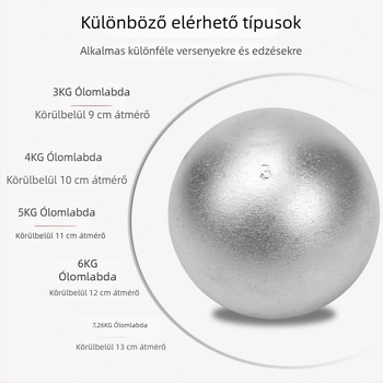 Gömbdobás Yupu öntöttvasból, 3/4/5/6/7.26 kg, atlétika