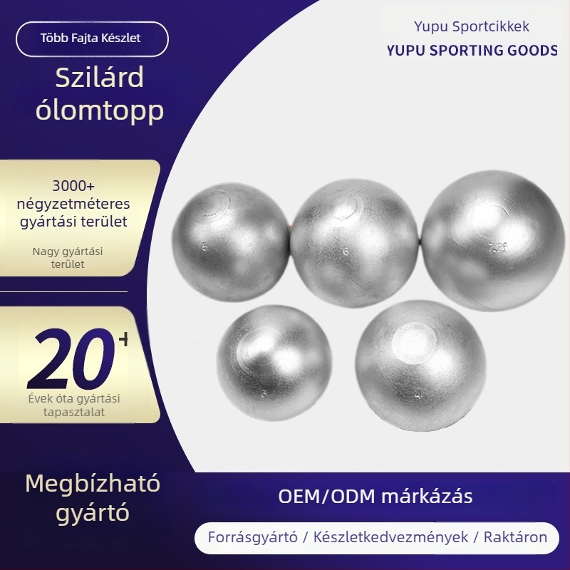 Gömbdobás Yupu öntöttvasból, 3/4/5/6/7.26 kg, atlétika