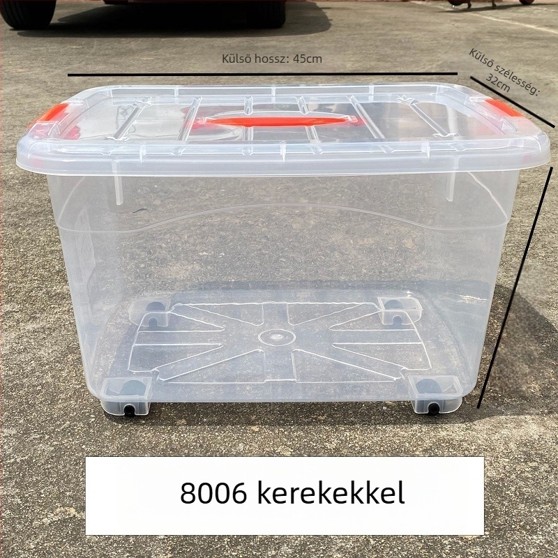 Fedéllel ellátott tároló doboz - műanyag, modell 1851, kapacitás 300 ml alatt, kézben vihető