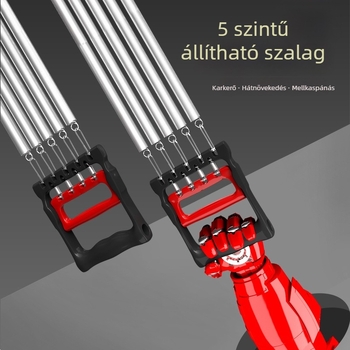 Rugós feszítő készülék mellkasexpanzióhoz és hát edzéshez, férfiaknak, otthoni fitnesz eszköz
