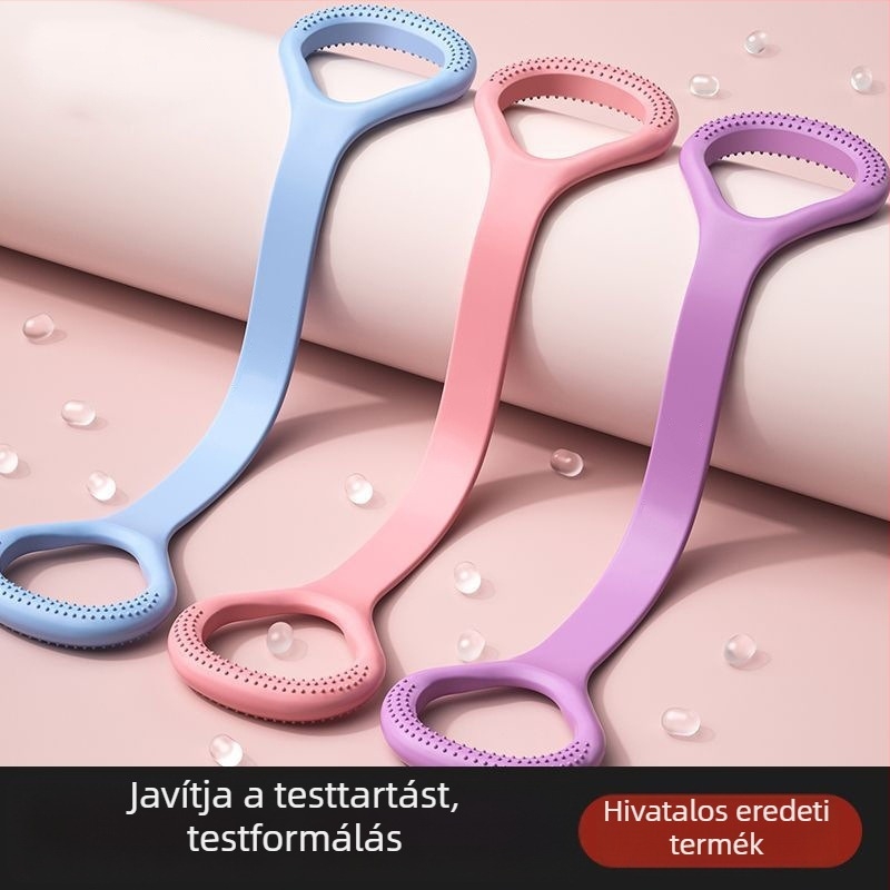 8- alakú ellenállás húzó – 8-figurás feszültségű húzórendszer kezdőknek; Anyag: TPE; Kezdőknek alkalmas; Alkalmazások: fitnesz és szépség