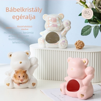 Kerámia hörcsögfészek | alkalmas minden évszakra | tömeg 600 g