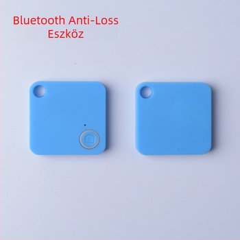 Négyzet alakú Bluetooth anti-lost nyomkövető, Bluetooth 4.0, 25–30 m hatótáv, 220 mAh akkumulátor, tömeg 9,5 g, modell HCX017