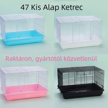 Hörcsög ketrec – téglalap alakú műanyag, kivehető, beltéri használatra