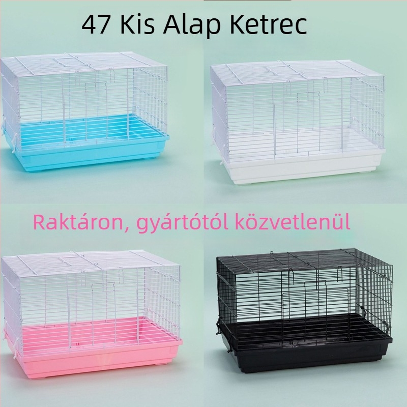 Hörcsög ketrec – téglalap alakú műanyag, kivehető, beltéri használatra