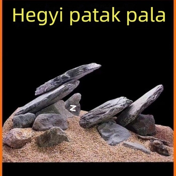 Akvarisztikai díszkövek – vékony szeletek, teknős napozóplatform, akvariumi dekoráció