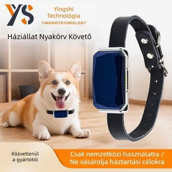 G12 háziállatnyakörv, ABS anyag, univerzális macskák és kutyák számára, GPS helymeghatározás 5–8 m, egész éves viselésre