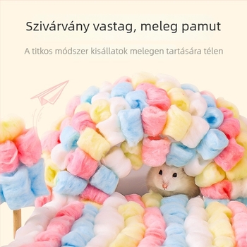 Weibi pamut fészek kisállatoknak – téli pamut alvóhely