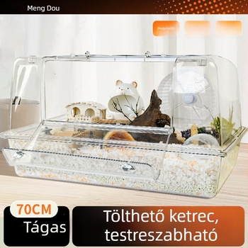 Hörcsög ketrec PET anyagból, Little Cute Pocket márka, egész éves használatra, csomagolási súly 6,8 kg