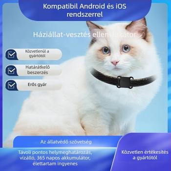 Állati GPS nyomkövető F2 - ABS ház, CR2032 elem, 9,3 g tömeg, teljes kompatibilitás