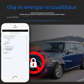 GPS nyomkövető járművekhez és motorkerékpárokhoz Beidou műholdas locatorral (Modell: Yl_b808; Nincs akkumulátor; Vezeték nélküli távolság korlátlan; Anyag: ABS; Tömeg: 30 g)