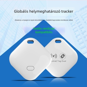 Időseknek, háziállatoknak és gyerekeknek anti-lost nyomkövető — kettős rendszerű f02-b, GPS helymeghatározás, 20 m hatótávolság, Android és iOS kompatibilis, tömeg 7,4 g