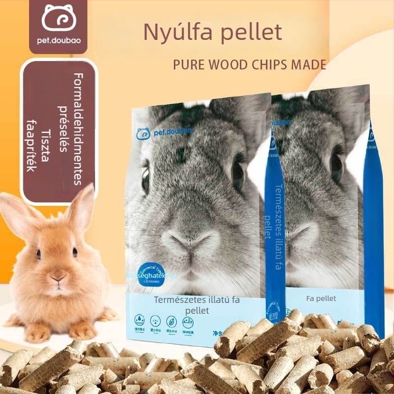 Nyúl-alom faaprítékból, 2.5 kg, vizelet-abszorber és szagcsökkentő