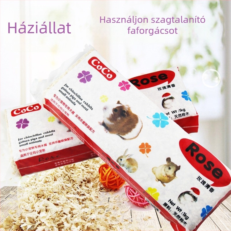 Kisállatok számára faalátét anyag (hörcsög, nyúl, csincsilla) 500 g téli melegítésre