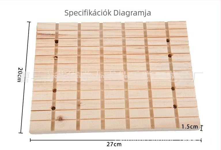 Totoro ketrecre való alátét, tömörfa, Le Qian Márka