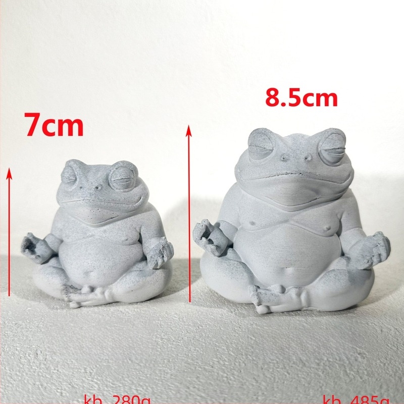 Akvarisztikus dekoráció, műgyanta szobor az aquascapinghez, kőkert motívum, tea-pet béka figura