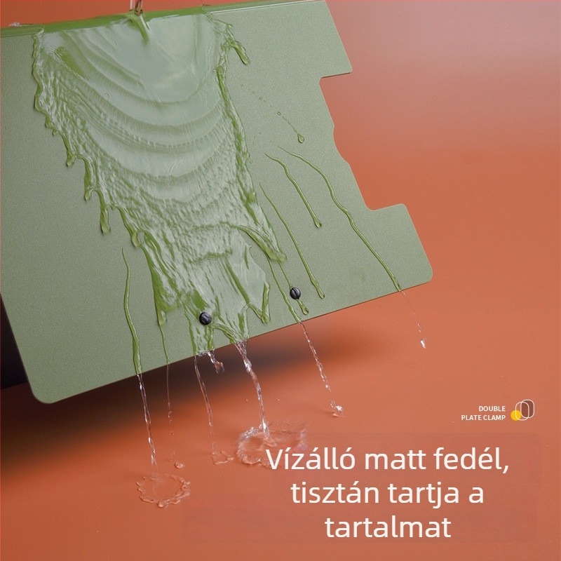 Kétcsipeszes A4-es dokumentumokhoz való irattartó és clipboard habpanellel, iroda- és diákhasználatra, A3 dokumentumokhoz