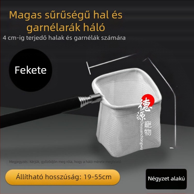 Garnélaráka horgász háló – összecsukható 3D kör alakú design akváriumhoz, rozsdamentes acél/nylon, 0,4 kg