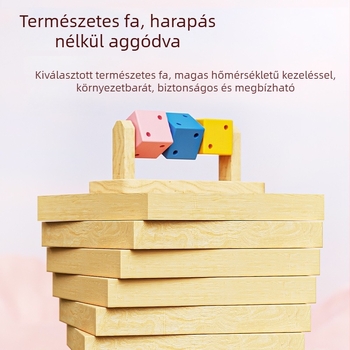 Hamster tartozékok: fa teether készlet menedékházzal, Carno márka, eredet Suqian, Jiangsu
