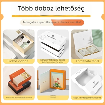 Személyre szabható digitális termék csomagoló doboz mobiltelefonhoz, 250 g/m² papír, logónyomtatás elérhető, Offset/UV/gravírozás ezüst fóliázással