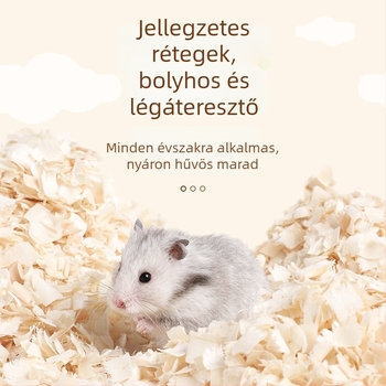 Nyárfaforgács hörcsög alom aromaterápiával, aranyhörcsög vizeletszóró homok, nyári kertészeti kellékek gyűjteménye