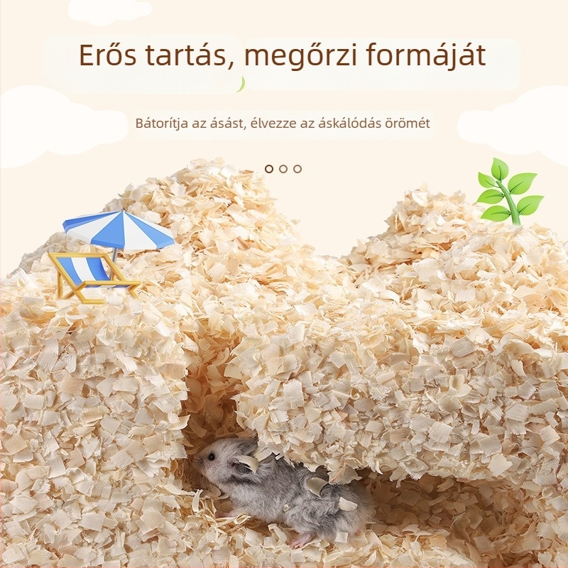 Nyárfaforgács hörcsög alom aromaterápiával, aranyhörcsög vizeletszóró homok, nyári kertészeti kellékek gyűjteménye